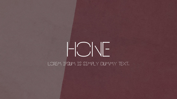 Hone Font