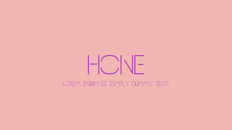 Hone Font