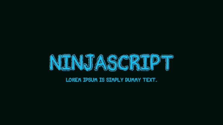 Ninjascript Font Family