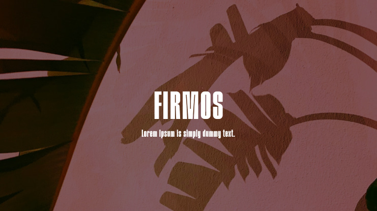 FIRMOS Font