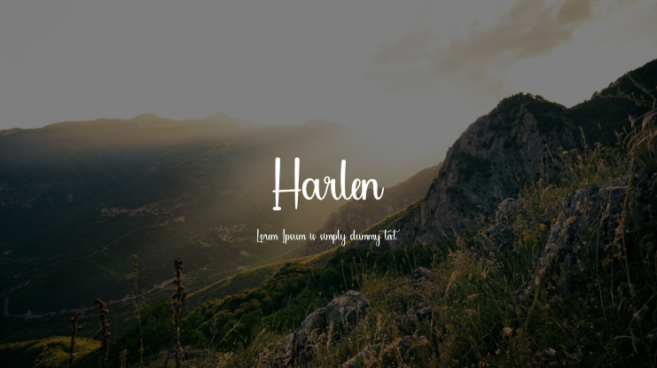 Harlen Font