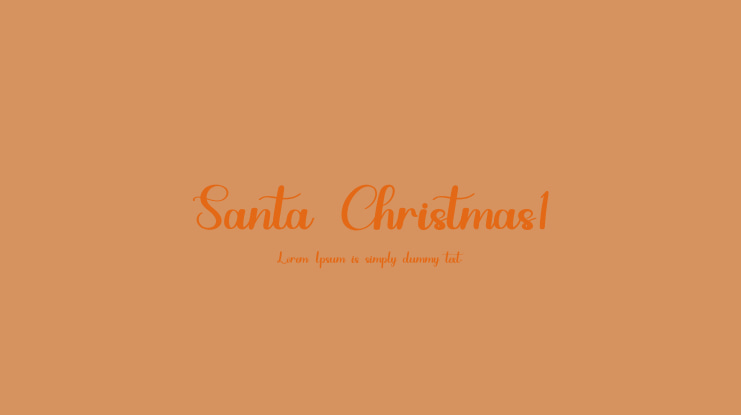 Santa Christmas1 Font