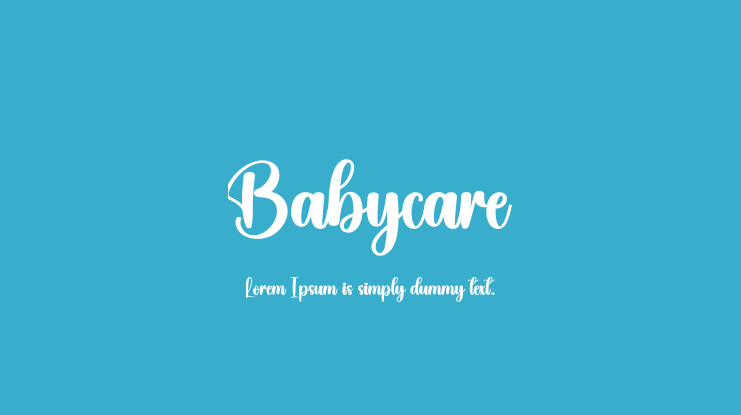 Babycare Font