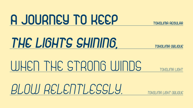 TOKOLIMA Font