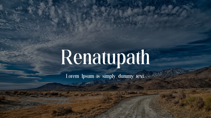 Renatupath Font Family