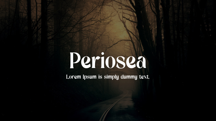 Periosea Font