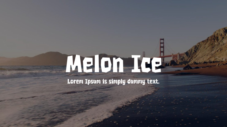 Melon Ice Font