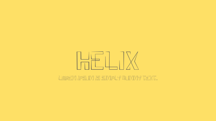 Helix Font