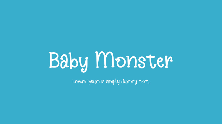 Baby Monster Font