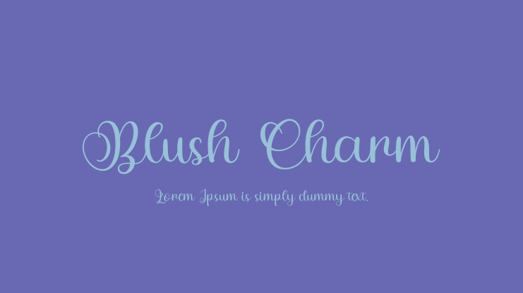 Blush Charm Font