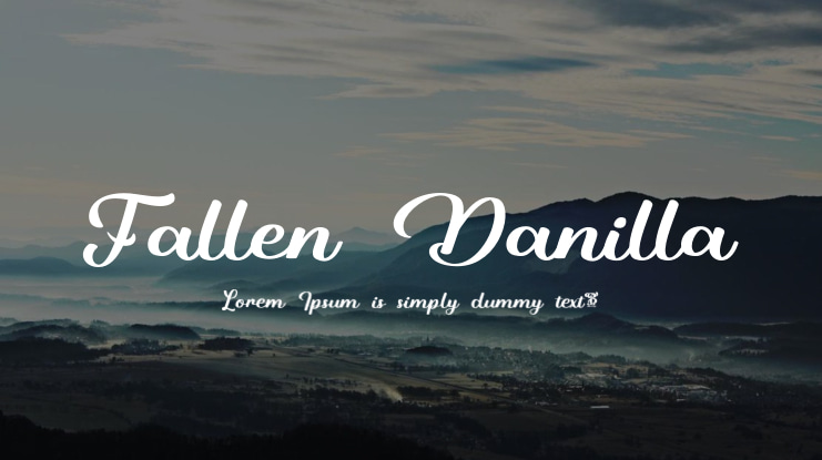Fallen Danilla Font