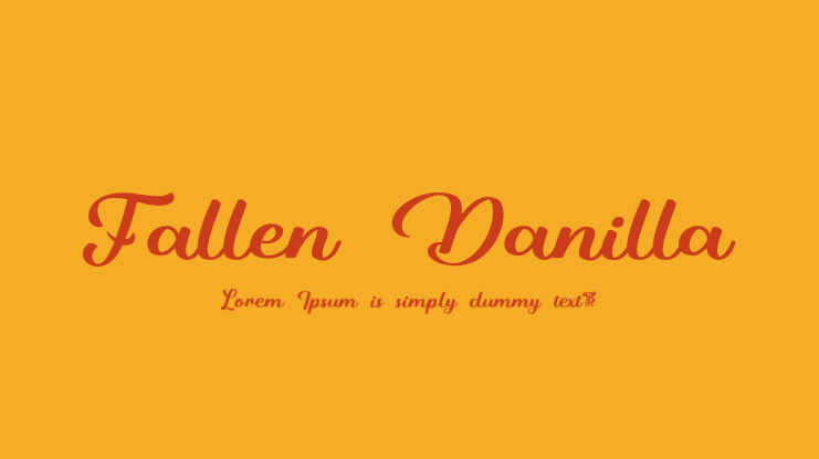 Fallen Danilla Font