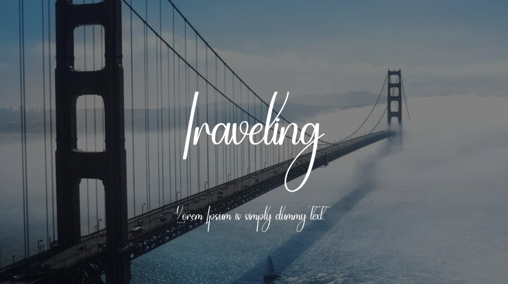 Traveling Font