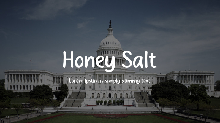 Honey Salt Font