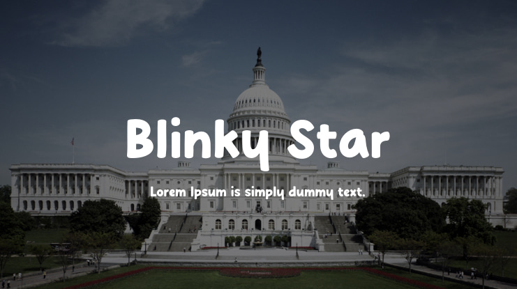 Blinky Star Font