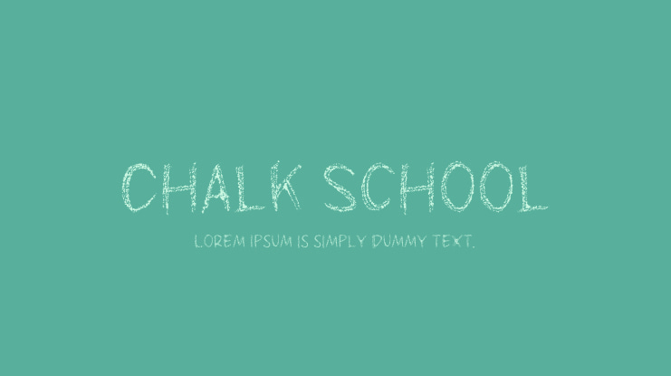 Chalk School Font