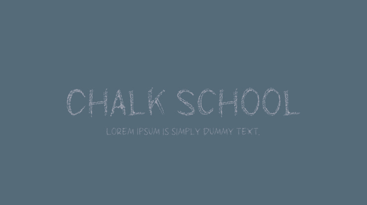Chalk School Font