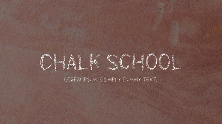 Chalk School Font