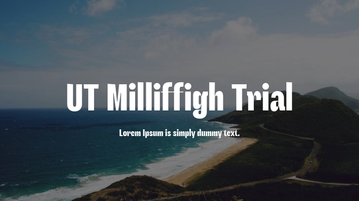 UT Milliffigh Trial Font