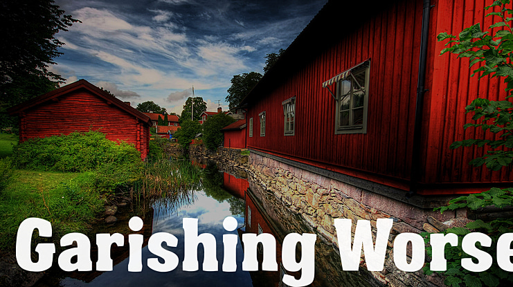 Garishing Worse Font Family