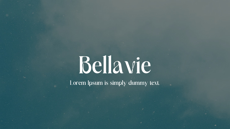 Bellavie Font Family