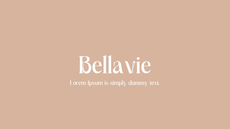 Bellavie Font Family