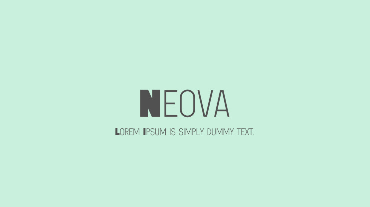 Neova Font