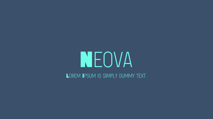 Neova Font