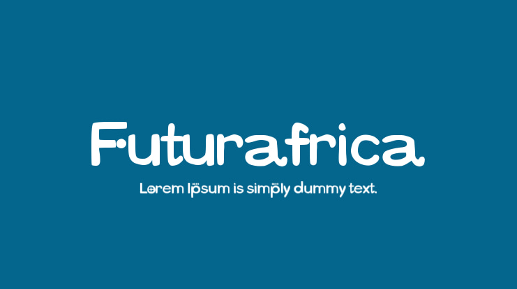 Futurafrica Font