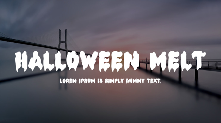 Halloween Melt Font