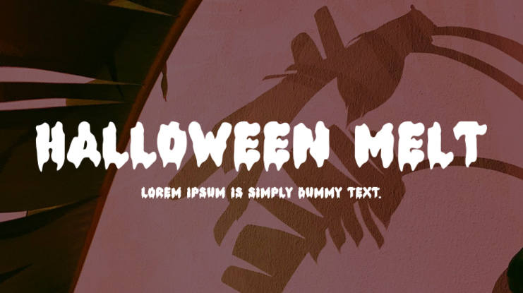Halloween Melt Font