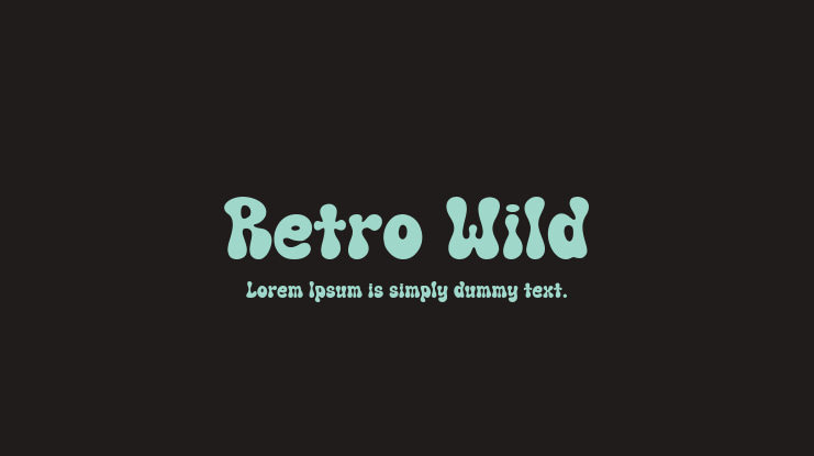 Retro Wild Font