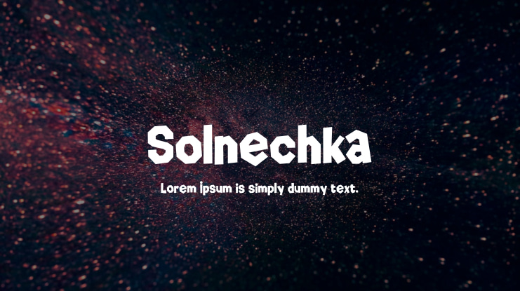Solnechka Font