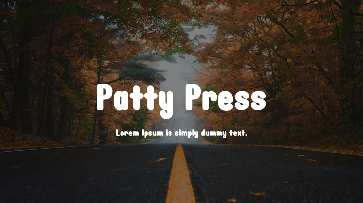 Patty Press Font
