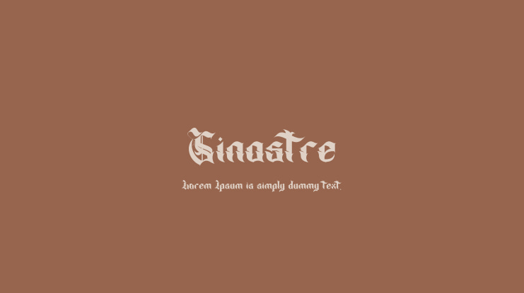 Sinastre Font