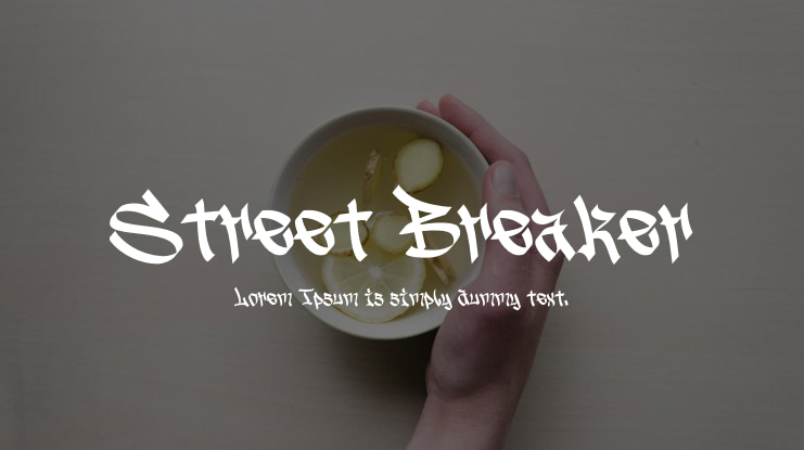 Street Breaker Font