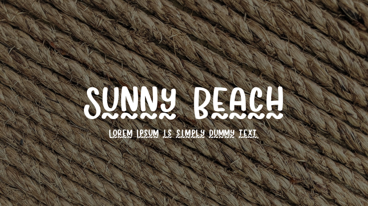 Sunny Beach Font