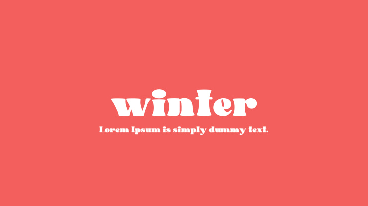 winter Font