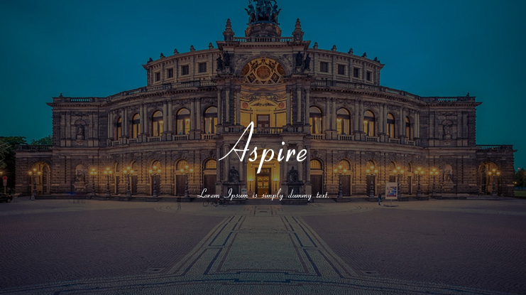 Aspire Font