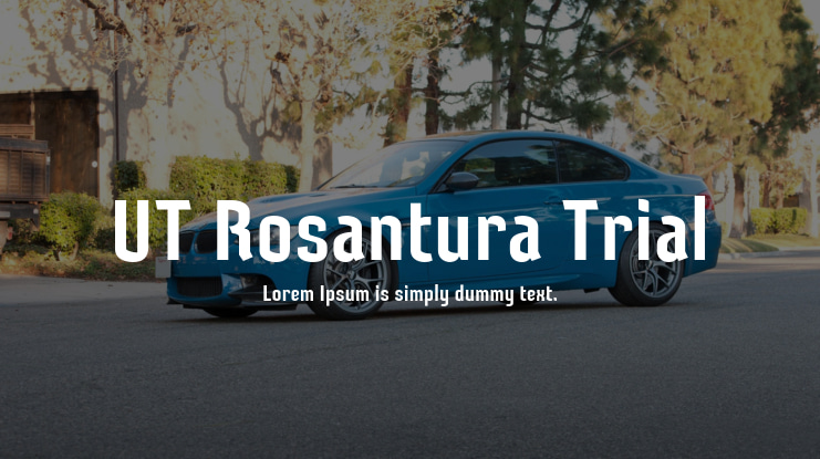 UT Rosantura Trial Font