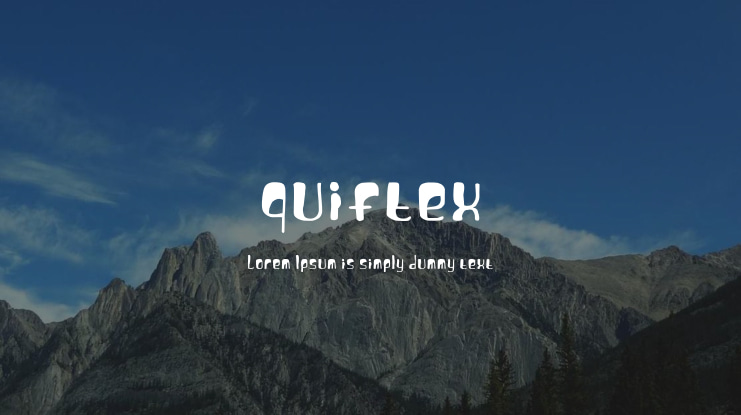 quiftex Font