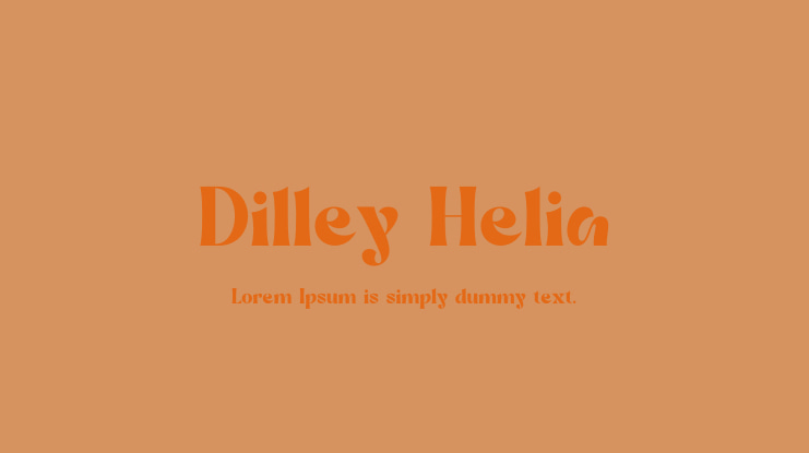 Dilley Helia Font