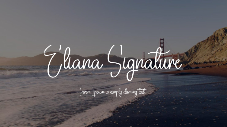 Eliana Signature Font