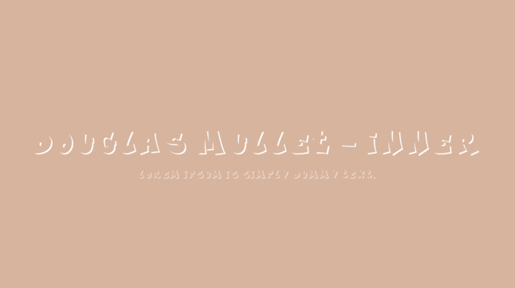Douglas Mullet - Inner Font Family