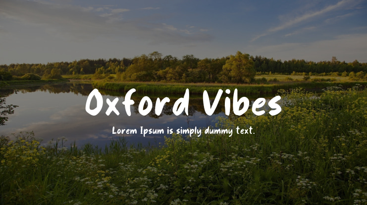 Oxford Vibes Font