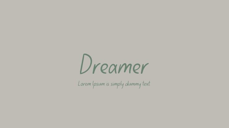 Dreamer Font