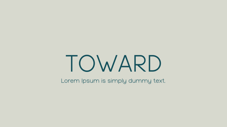 TOWARD Font