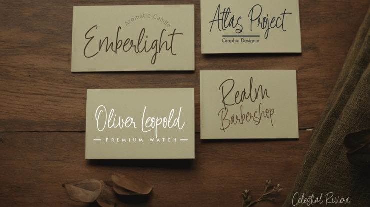 Celestial Riviera Free Font