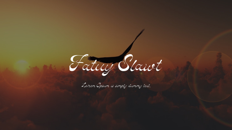 Fatuy Slawt Font