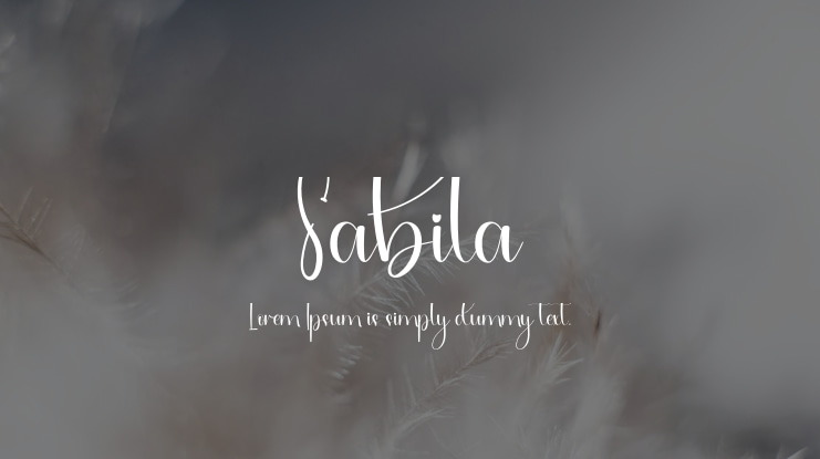 Sabila Font